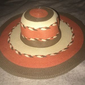 Stripped Floppy Hat